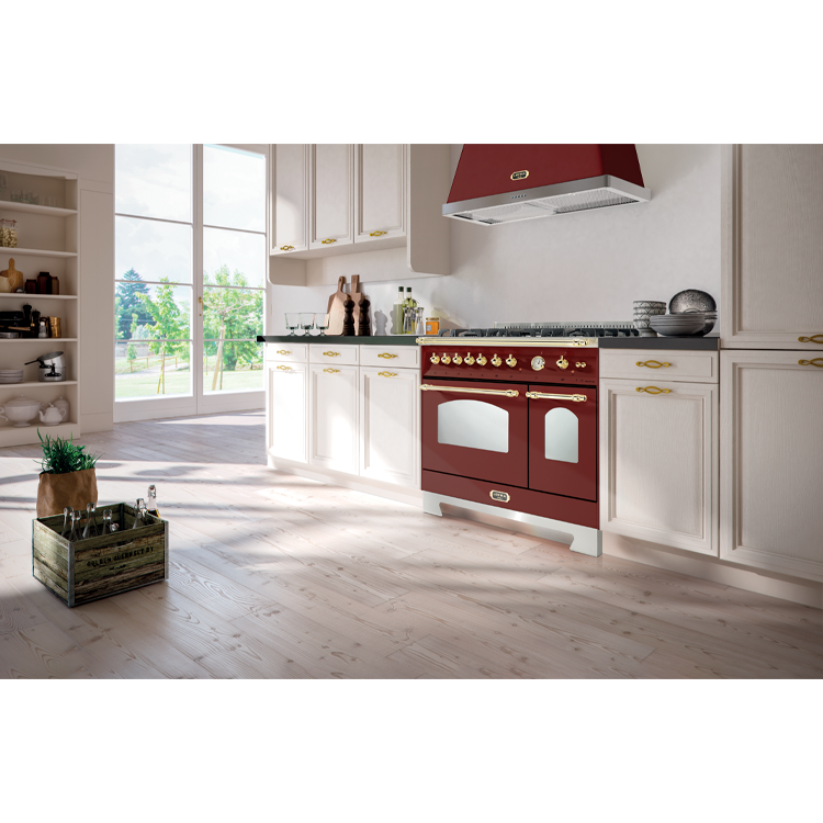 fogao-de-piso-lofra-dolce-vita-vinho-7q-120cm-forno-duplo-ambientada