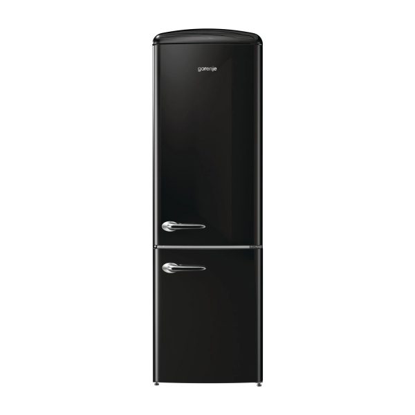 refrigerador-bottom-freezer-gorenje-retro-334l-preto-frontal