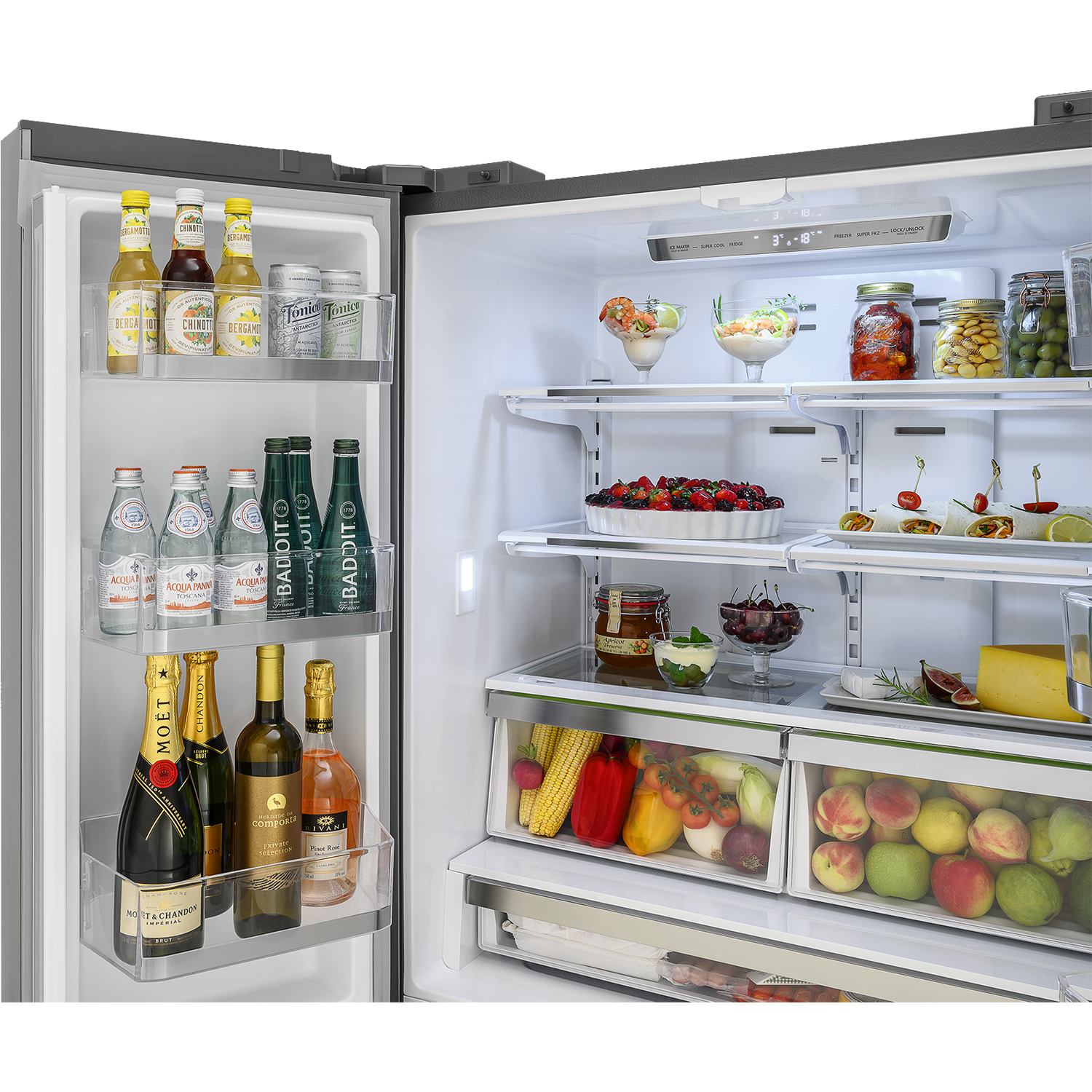 refrigerador-frenchdoor-bertazzoni-professional-91cm-636l-interior