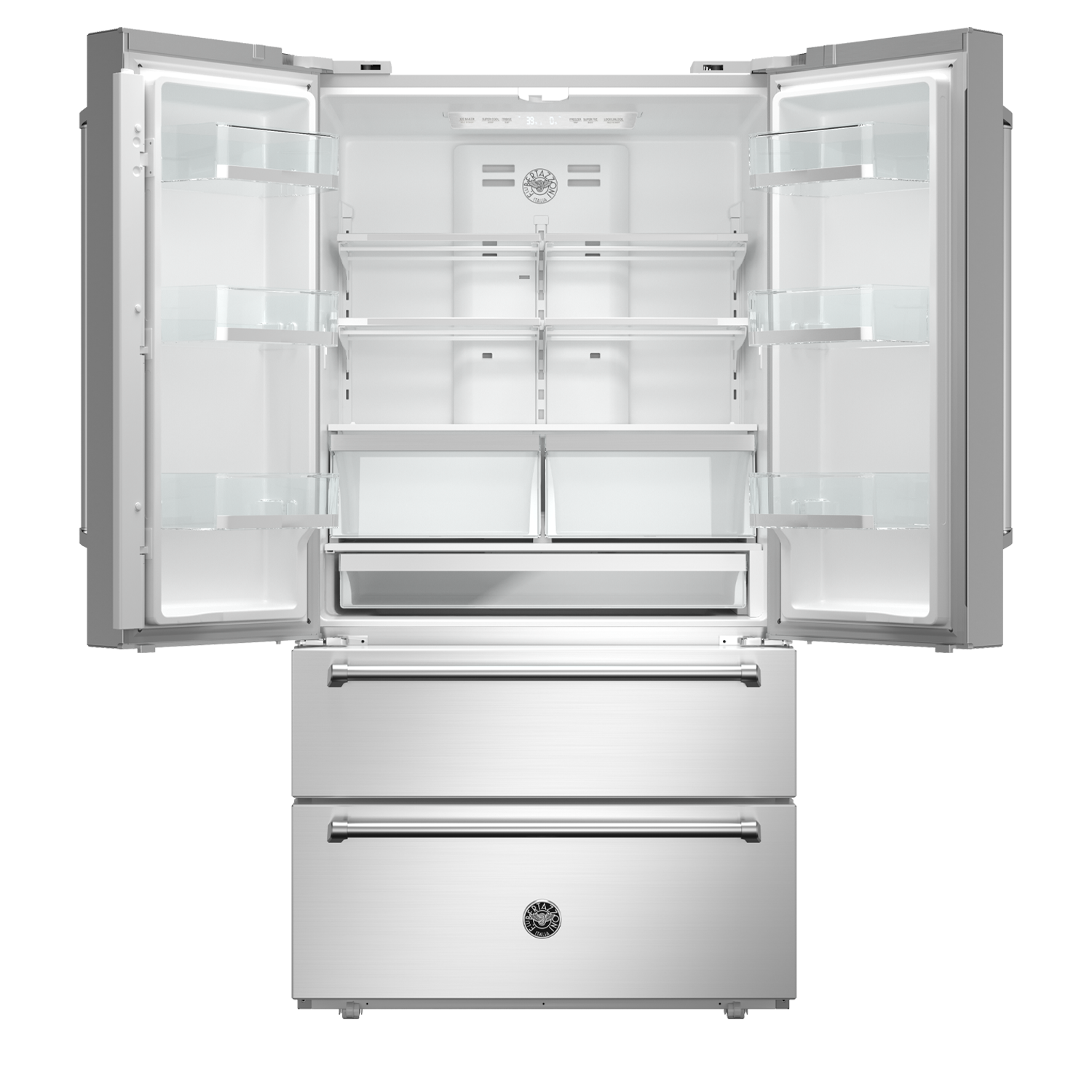 refrigerador-frenchdoor-bertazzoni-master-91cm-636l-aberta