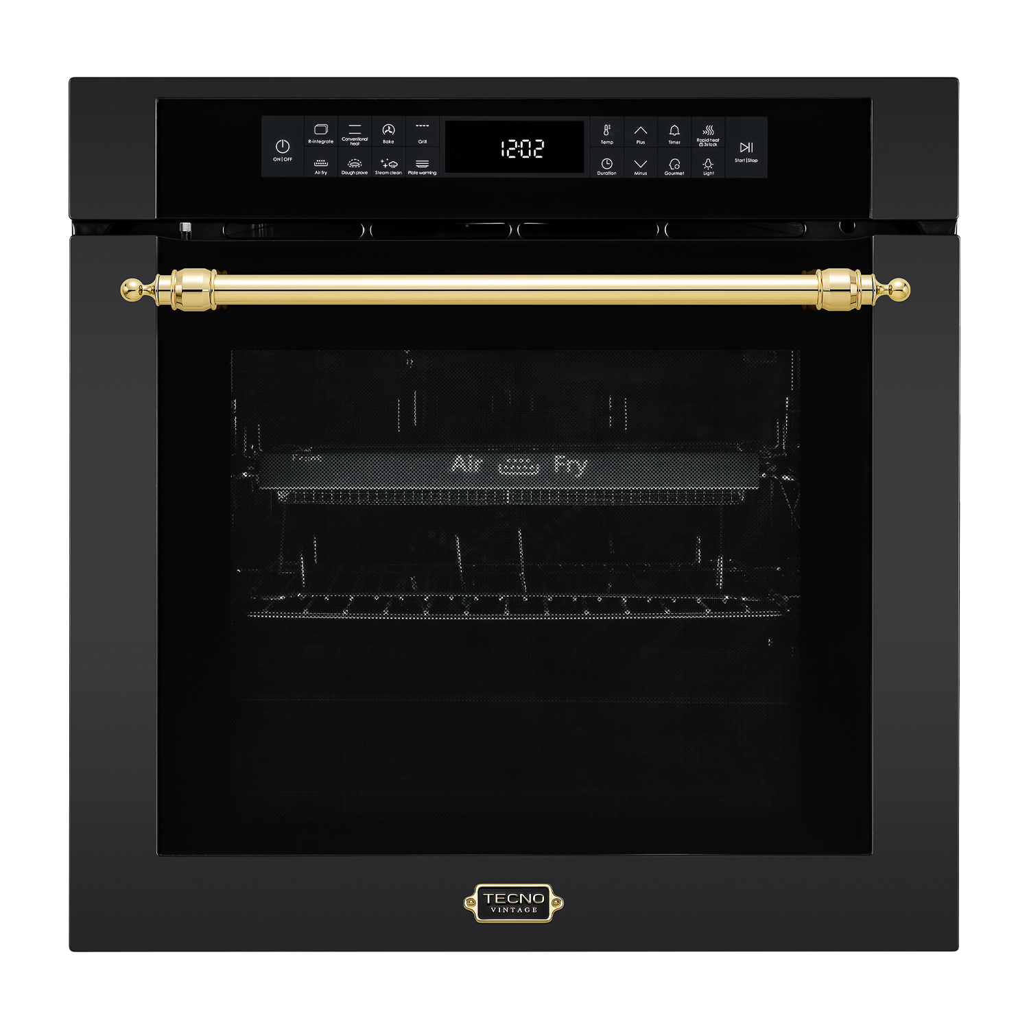 forno-eletrico-tecno-vintage-preto-60cm-73l-frente